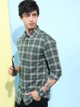 Tartan Checked Slim Fit Casual Shirt