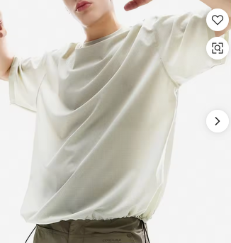 Men New Arrivals Oversized Breathable Mesh T-shirt Quick-drying Cool Short Sleeve Shirt Lightweight Loose Fashionable Shirts