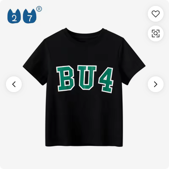 Summer Custom Kids Half Sleeve 100%Cotton Boys T-Shirts Oversize T Shirt