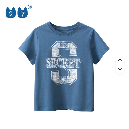 Teenager Boy Summer Color Matching Breathable Crew Neck Korean Casual Short Sleeve Tops T-Shirt